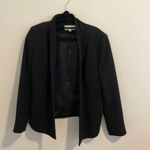 REISS | Black Open Front Blazer